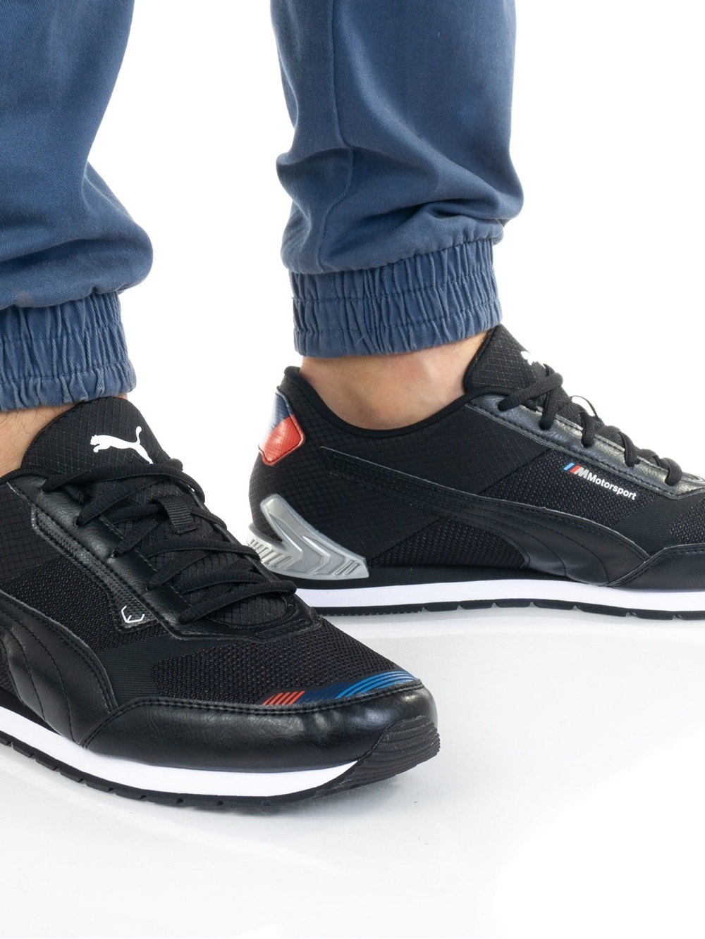 Puma Black Motorsport Accent Sneakers
